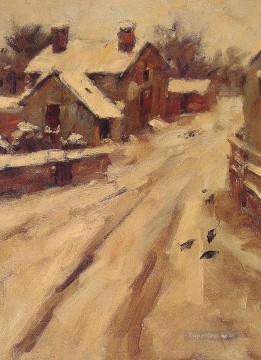  rural pintura - Camino rural Theodore Robinson